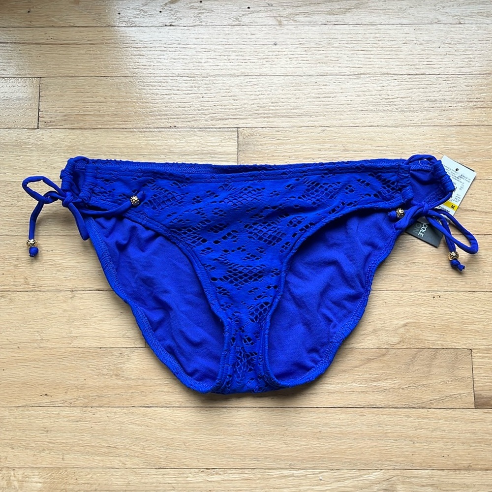NEW Kenneth Cole Reaction Blue Swim Bikini Bottoms